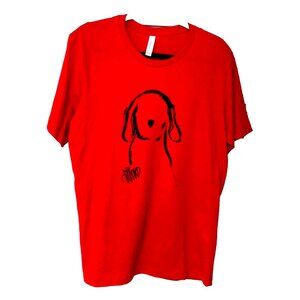 CLIFFORD The Big Red Dog‎ T-Shirt Unisex L Bella+Canvas Cotton